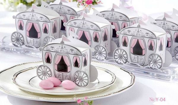 Caixinhas de doces Carruagem - 100 peças